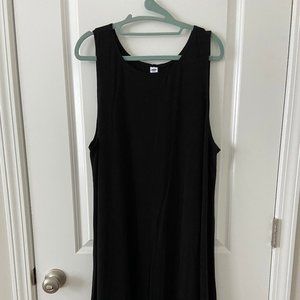 OLD NAVY - BLACK SWING TANK DRESS - XXL